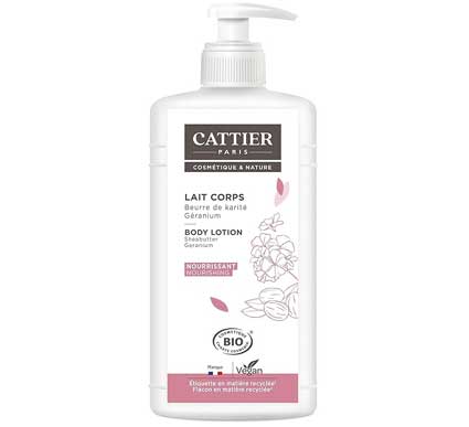 Cattier Lait Nourrissant Karite Geranium Bio