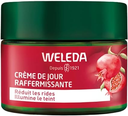 WELEDA - Crème de Jour Raffermissante Grenade et Maca - Soin anti-âge raffermissant pour les femmes dès 40 ans - Réduit les rides et raffermit - Peaux matures